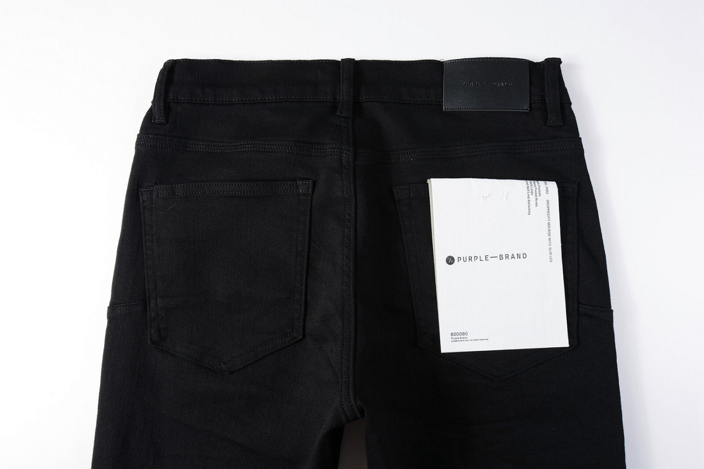 PURPLE PANT ALL BLACK
