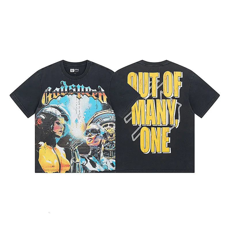 GODSPEED OUT OF MANY ONE TEE