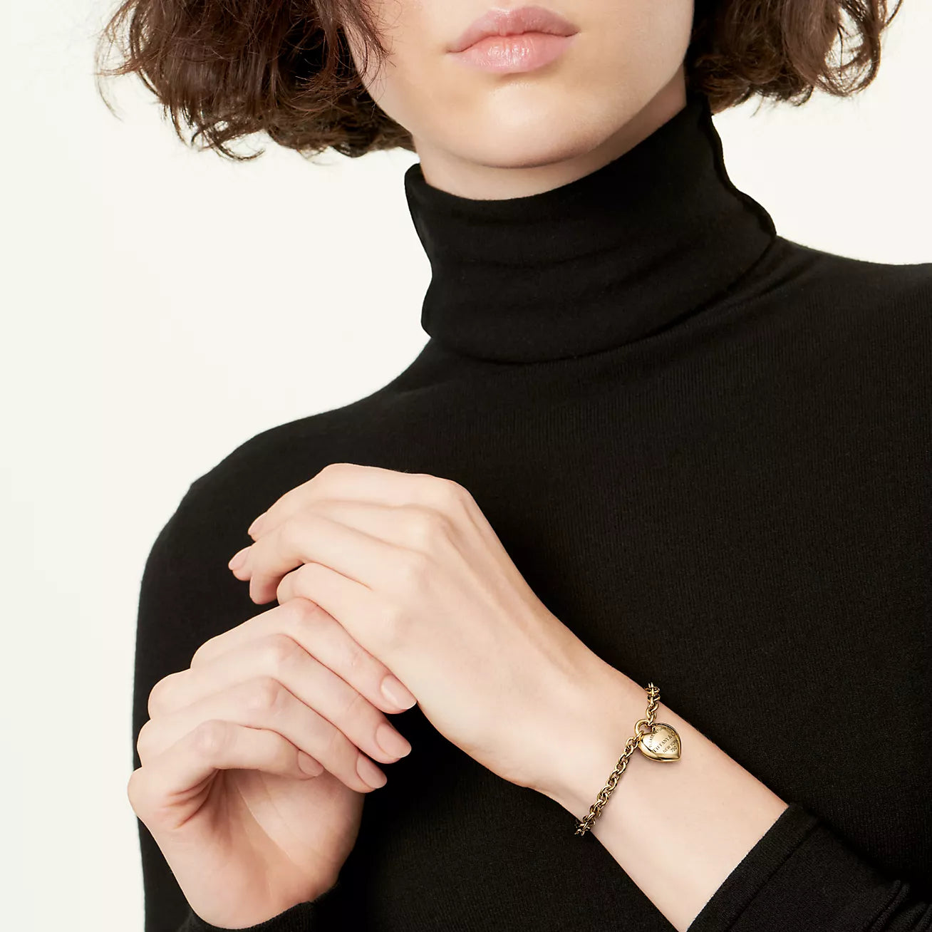 Heart Tag Toggle Bracelet