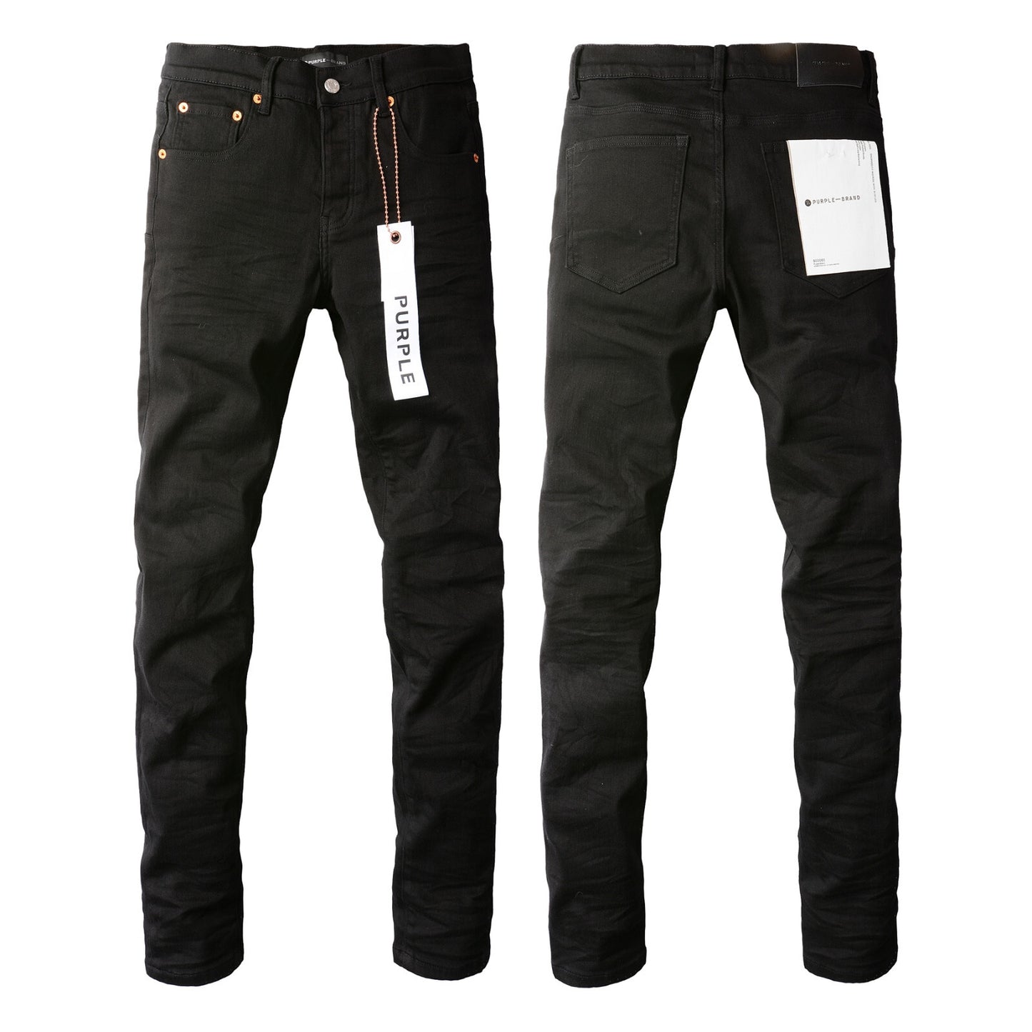 PURPLE PANT ALL BLACK