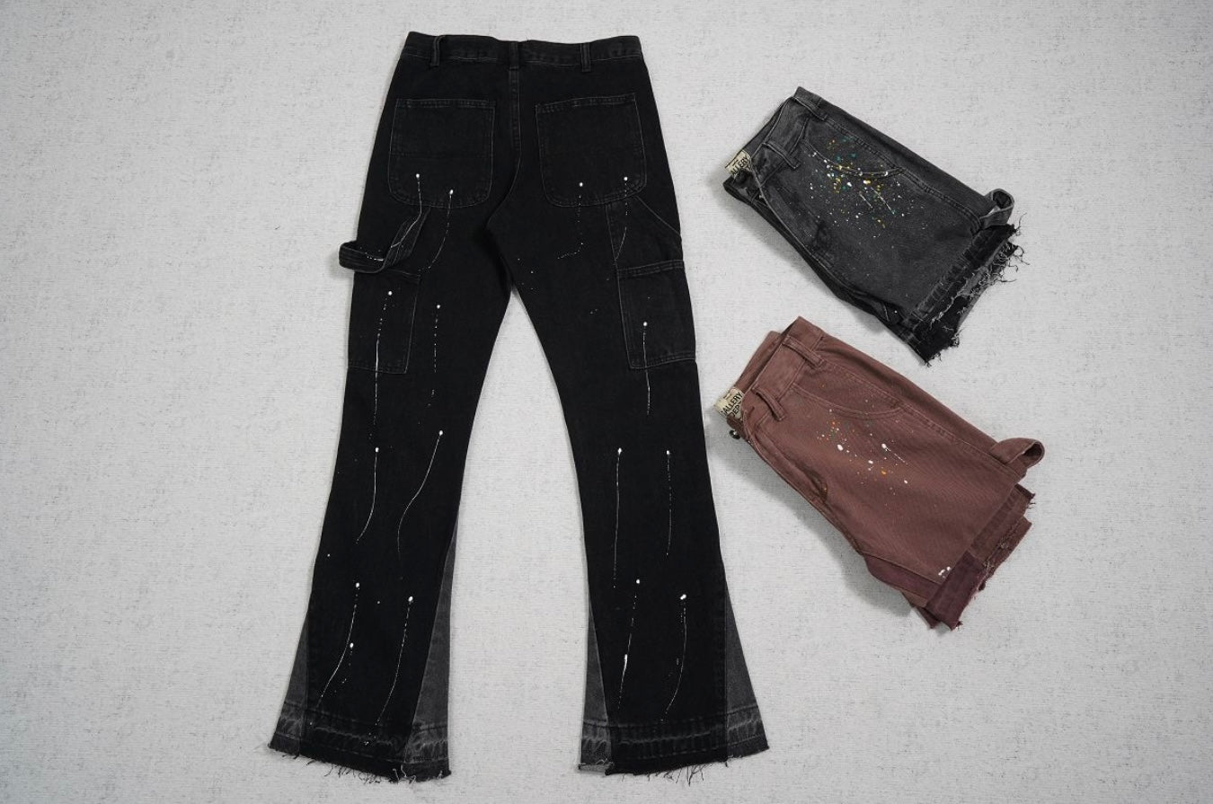 GALLERY DEPT FLARE BLACK JEANS