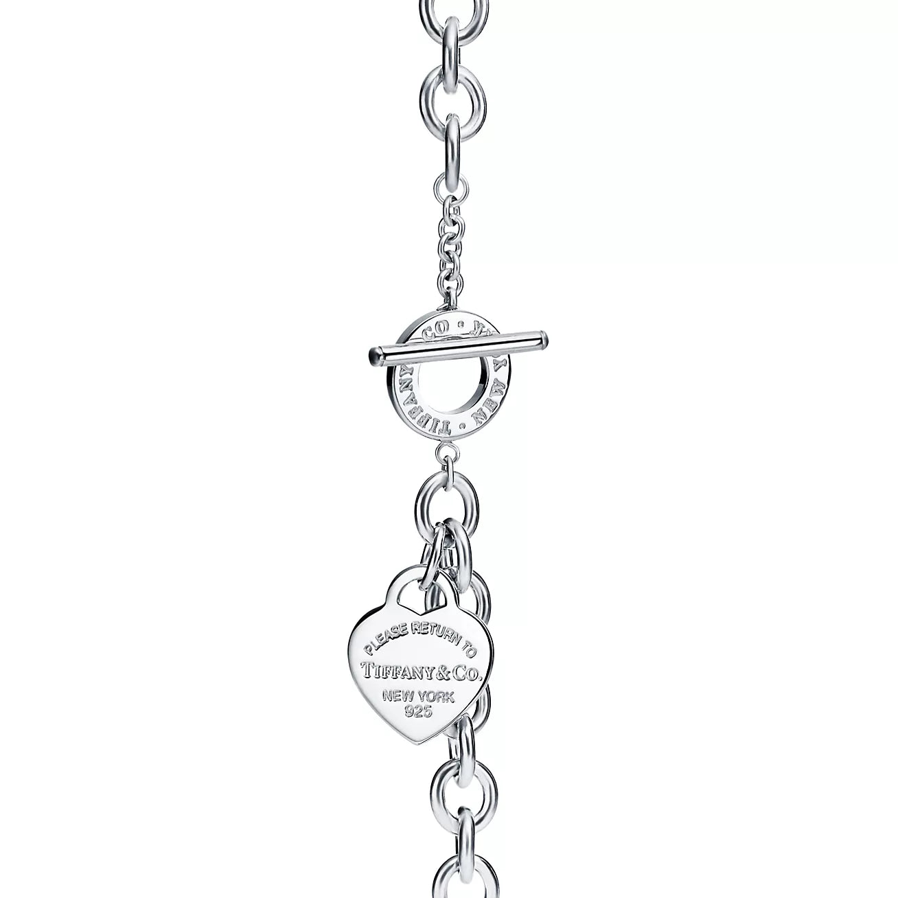 Heart Tag Toggle Bracelet