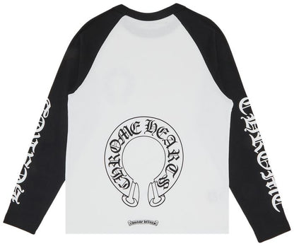 CHROMEHEARTS LONG SLEEVE BASEBALL TEE
