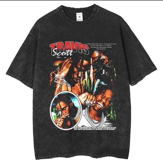 IKØNIX OVERSIZE WASH TRAVIS SCOTT TEE