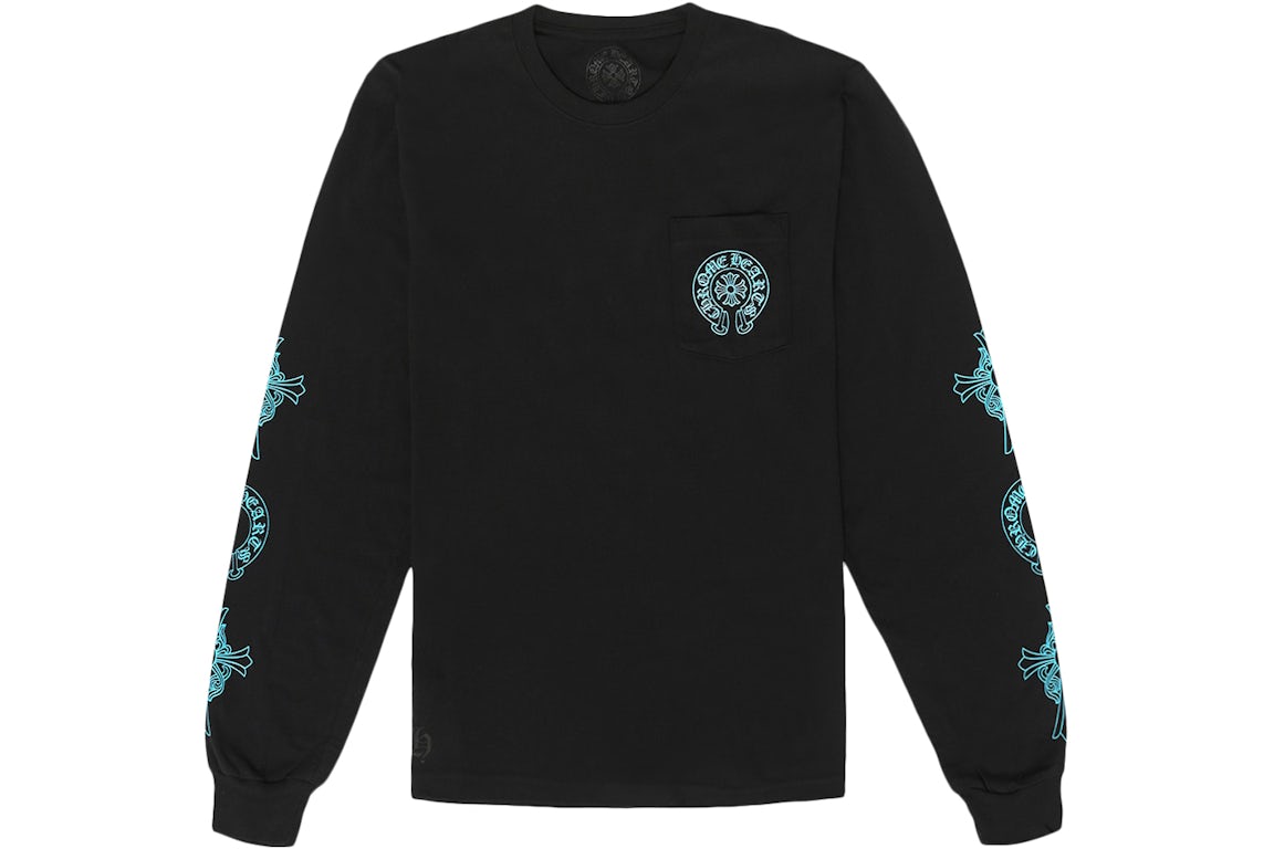 LONG SLEEVE CHROMEHEARTS BLACK BLUE