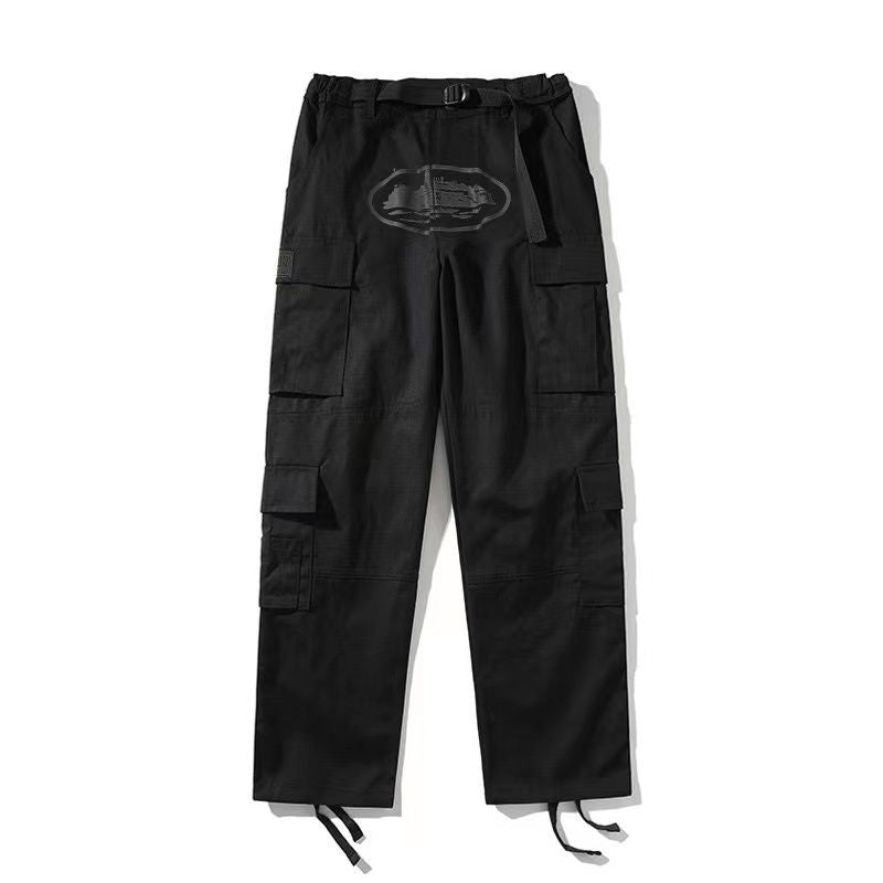 Corteiz Cargo Black Pant
