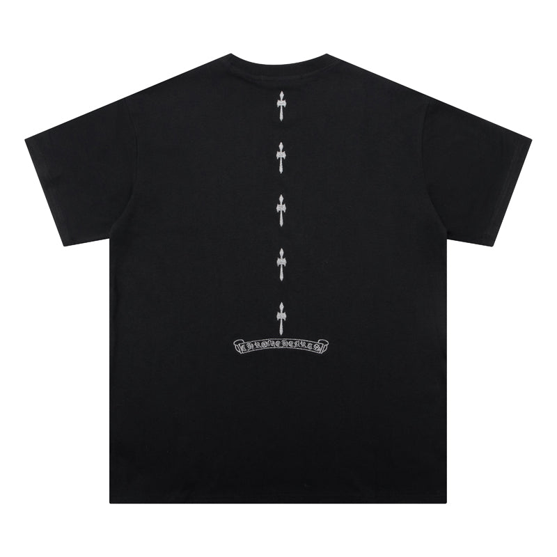 CHROMEHEARTS BLACK/SILVER TEE