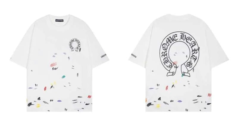CHROMEHEARTS PAINT SPLATTER TEE
