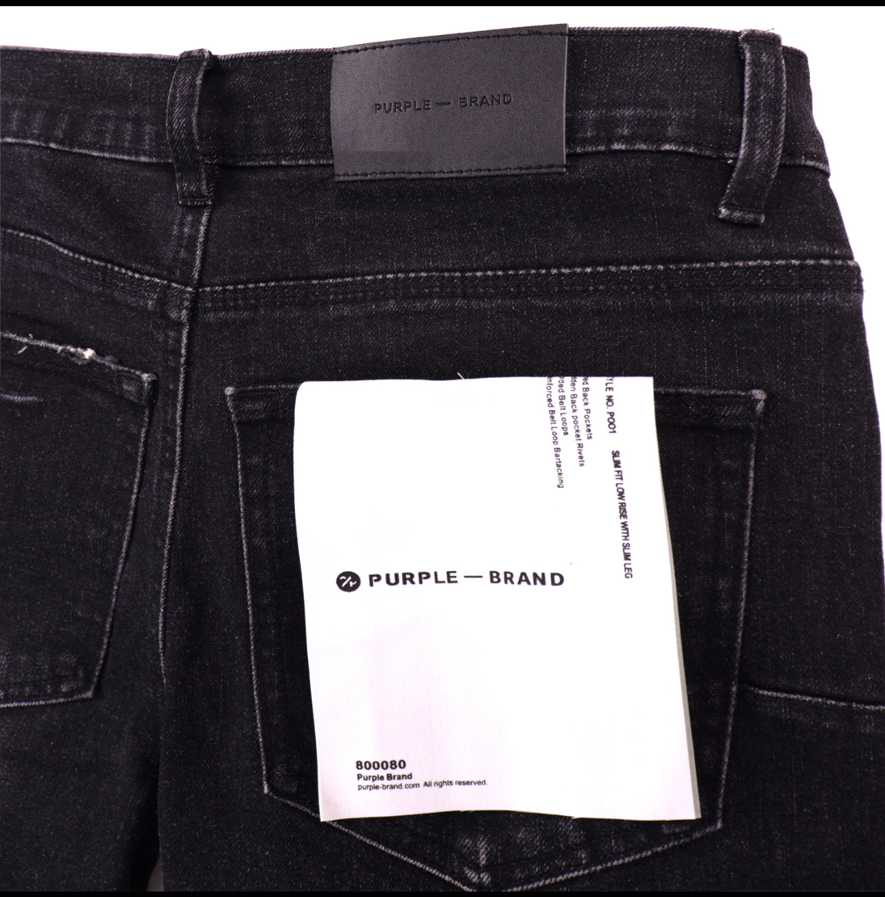 PURPLE BLACK PANT