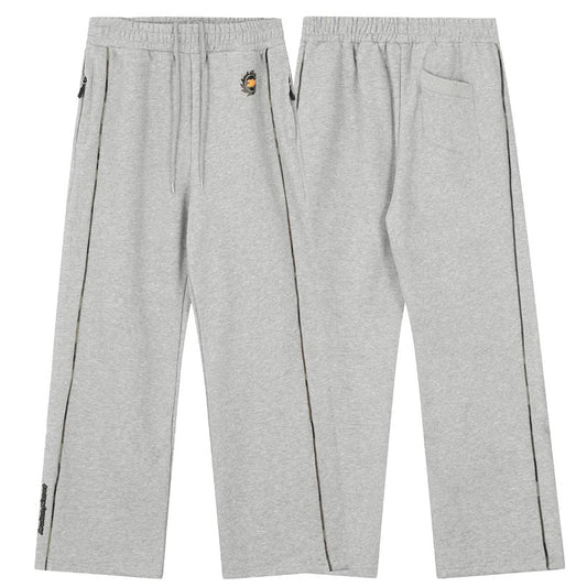 BROKEN PLANET PERFORMANCE WIDE LEG SWEATPANTS HEATHER GREY