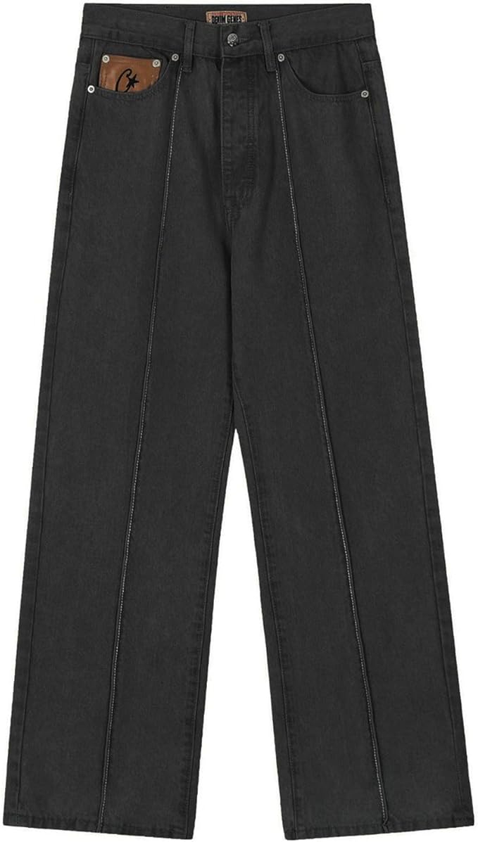 Corteiz C-Star Stitch-Down Jeans 'Black'