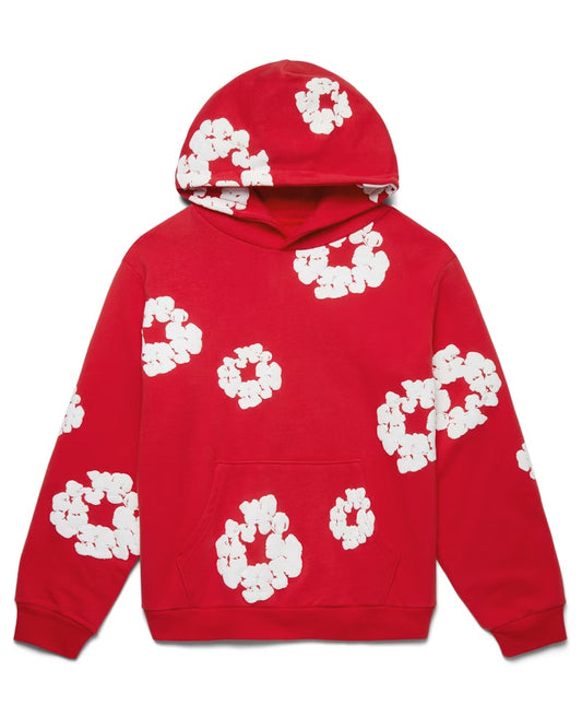 DENIM TEARS RED HOODIE