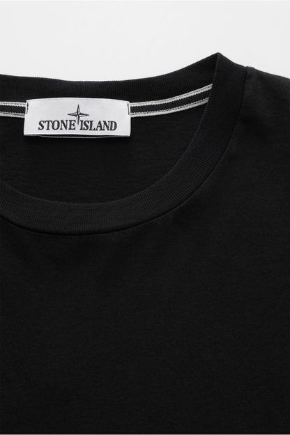 STONE ISLAND Classic Black Tshirt