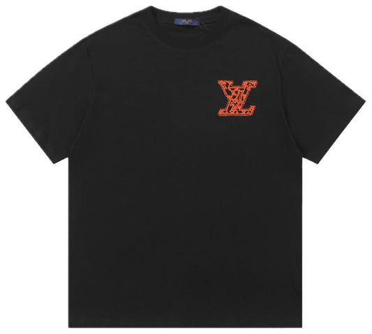LV graphic print tshirt black