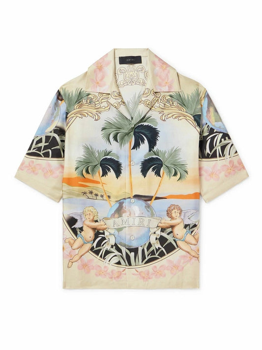 Amiri Cherub Silk Shirt