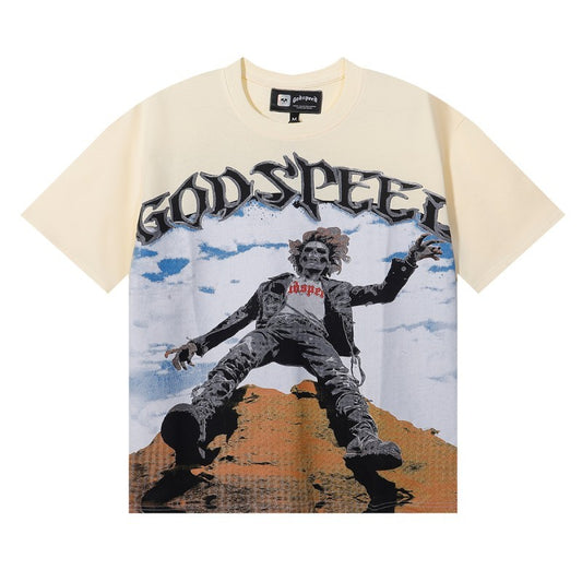 GODSPEED SKULL FACE TSHIRT