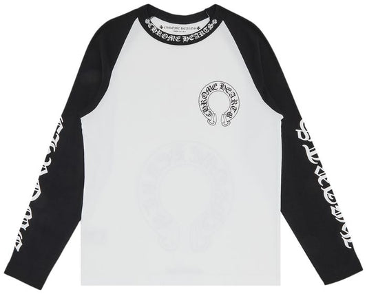 CHROMEHEARTS LONG SLEEVE BASEBALL TEE