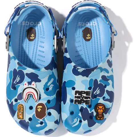 CROCS X BAPE BLUE PINK
