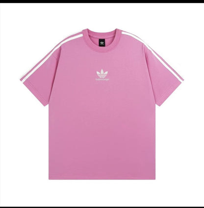BALENCIAGA X ADIDAS PINK TEE