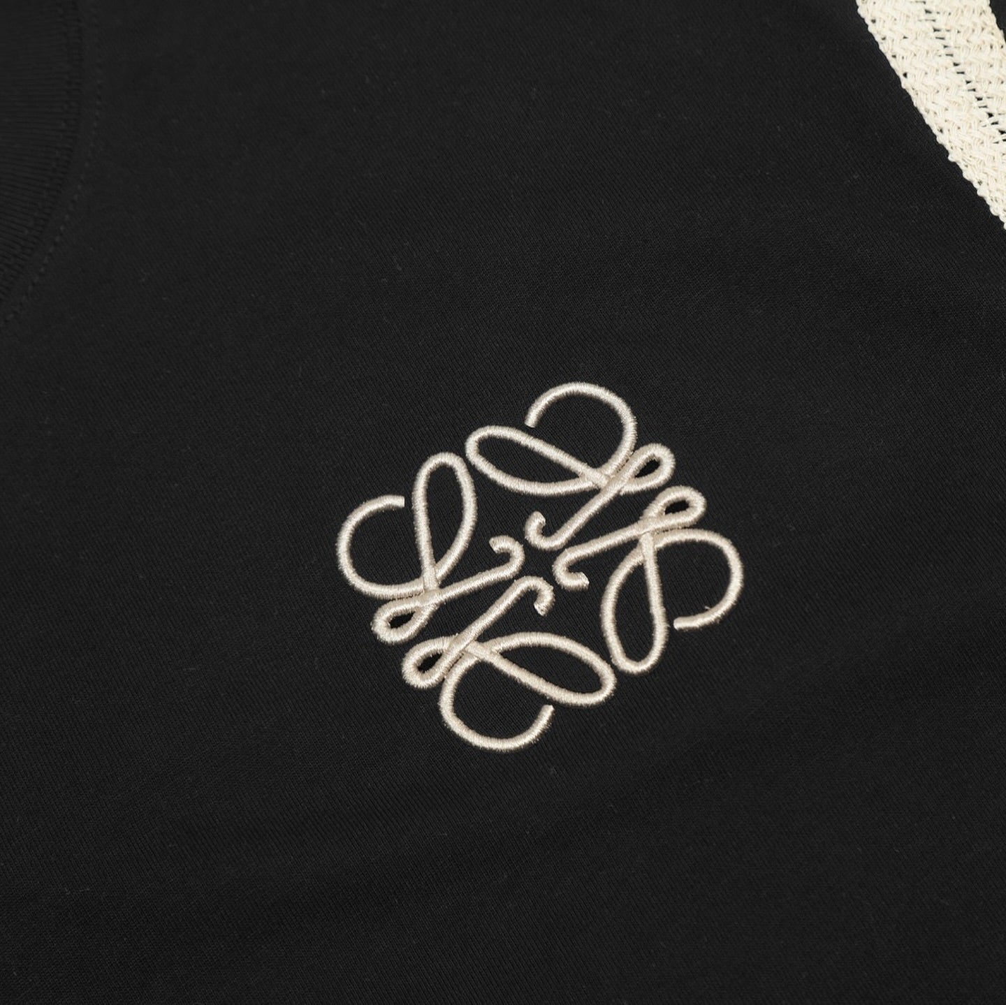 LOEWE Anagram embroidered cotton T-shirt