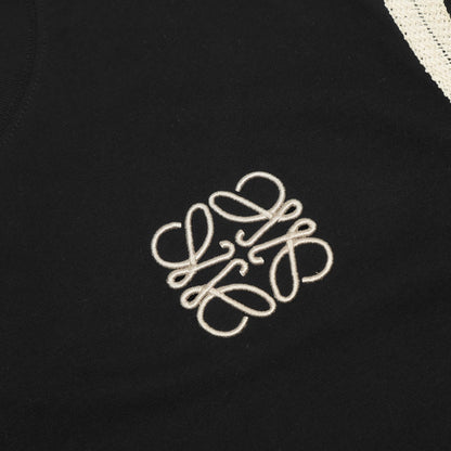 LOEWE Anagram embroidered cotton T-shirt