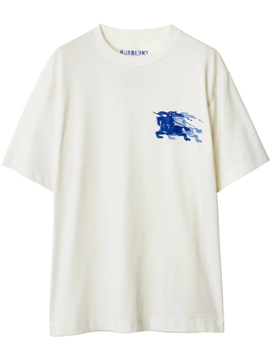 Burberry Sleeve T-Shirt White