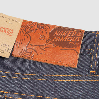 Naked & Famous Stretch Selvage Denim Weird Guy