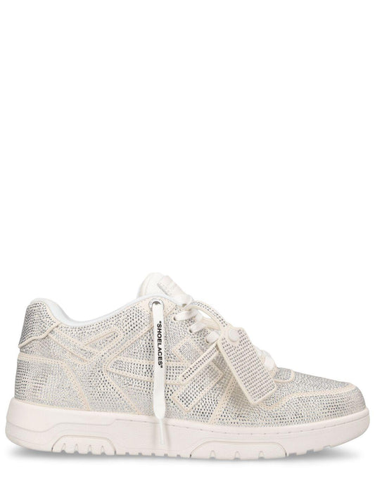 OFF WHITE OUT OF OFFICE OOO LOW SILVER STRASS