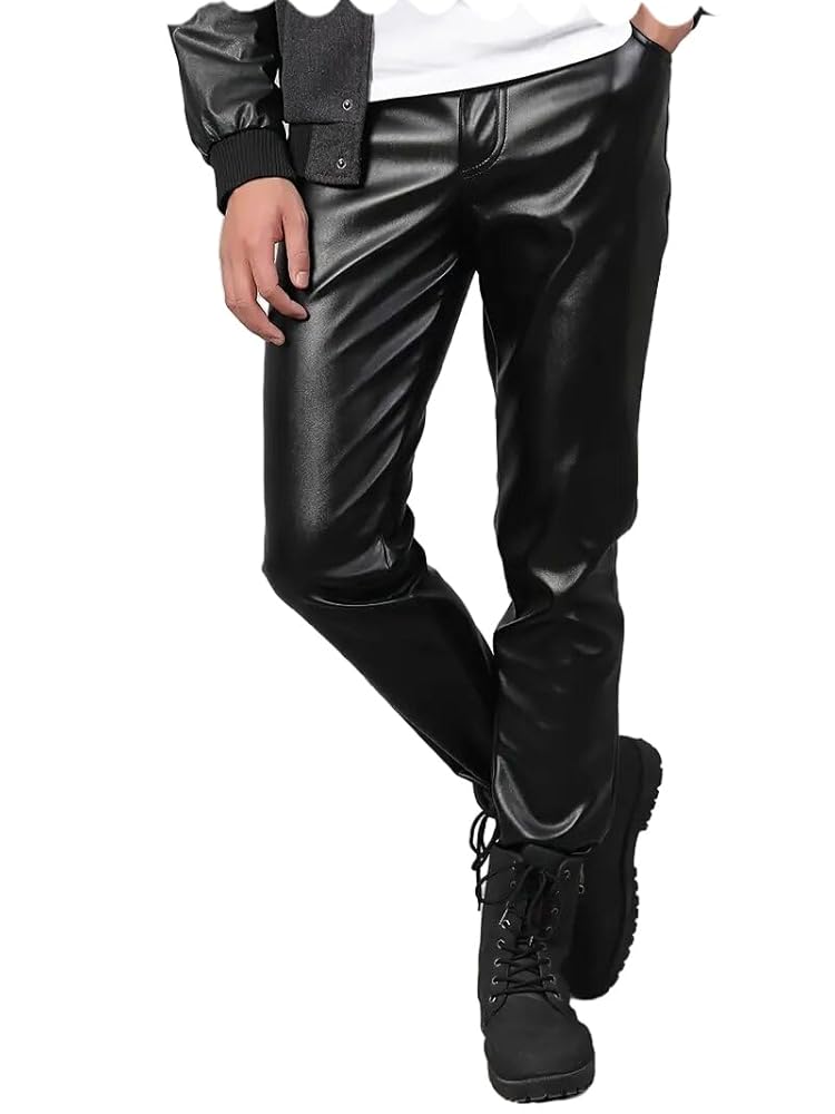 THE DROP PANT STRETCH LEATHER