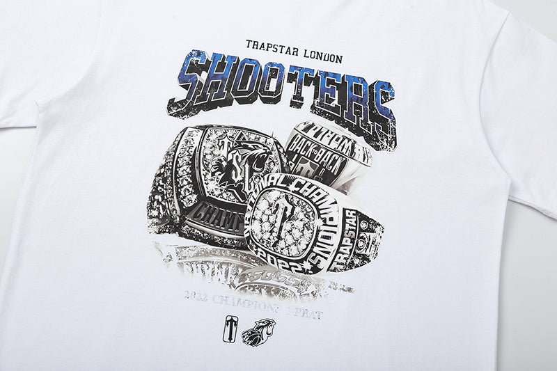 TSHIRT TRAPSTAR SHOOTERS WHITE