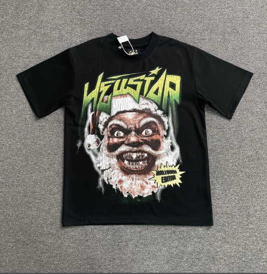HELLSTAR DEVIL SANTA TSHIRT BLACK