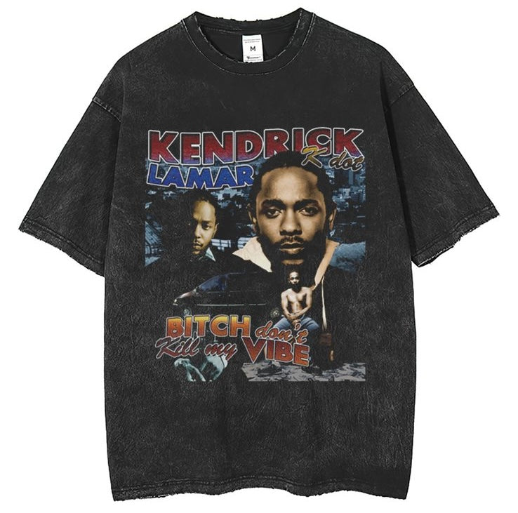 IKØNIX OVERSIZE WASH KENDRICK LAMAR TEE