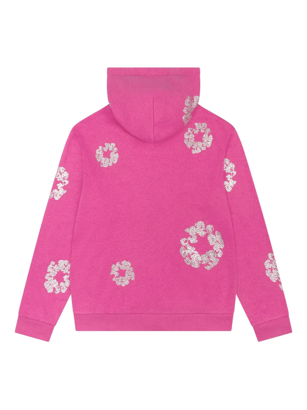 Denim Tears Wreath "Pink" zip hoodie