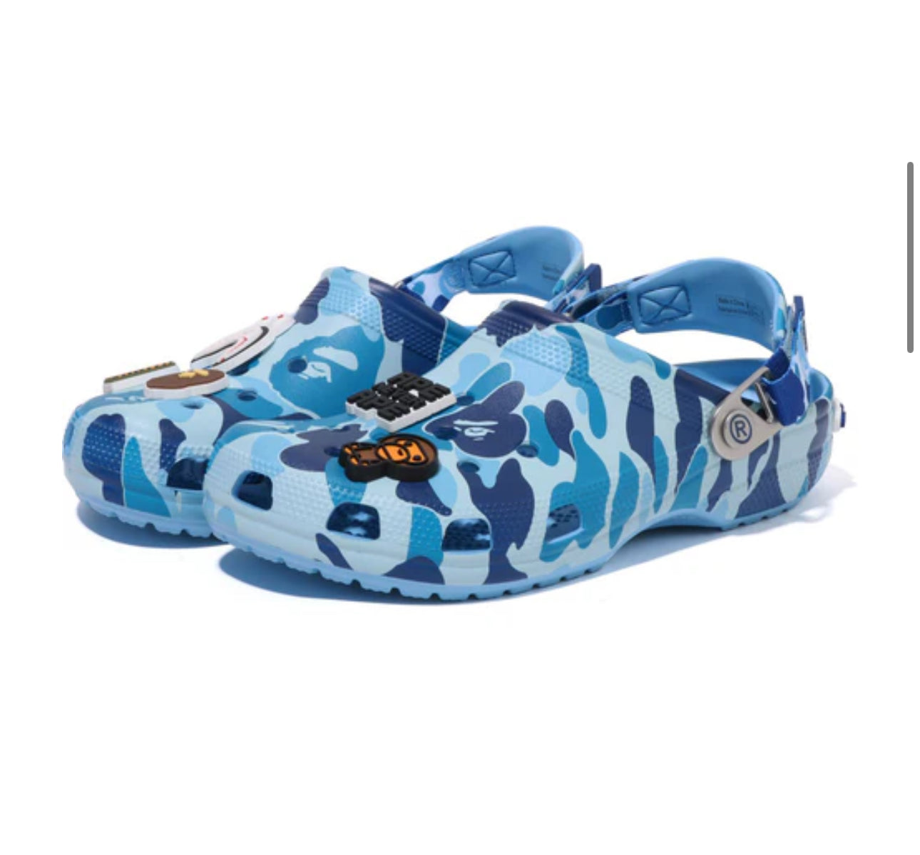 CROCS X BAPE BLUE PINK