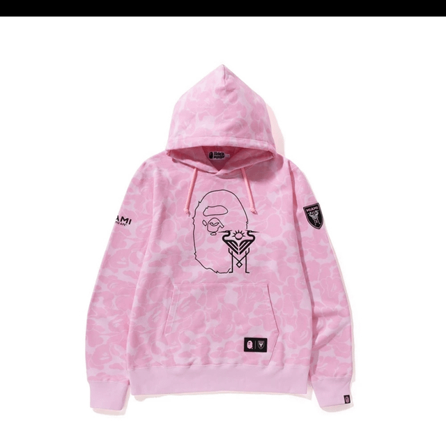 BAPE X INTER MIAMI CF CAMO PULLOVER HOODIE