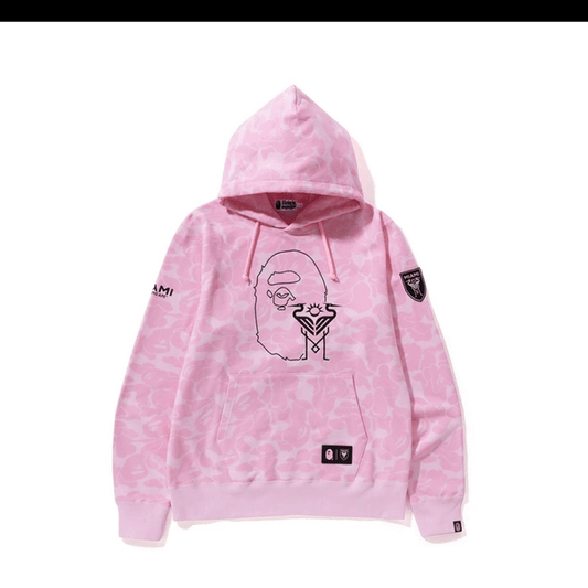 BAPE X INTER MIAMI CF CAMO PULLOVER HOODIE