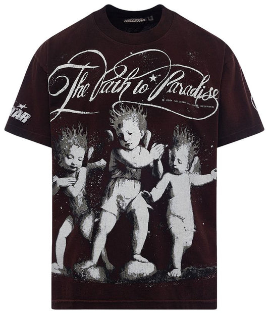 Hellstar Cherubs T-Shirt 'Brown'