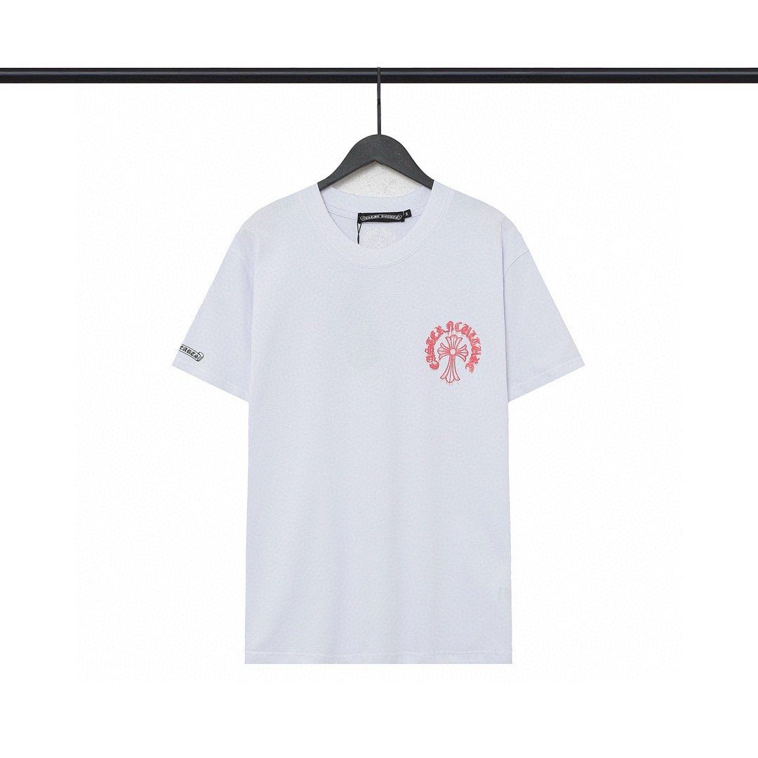 CHROMEHEARTS LOGO PINK TEE