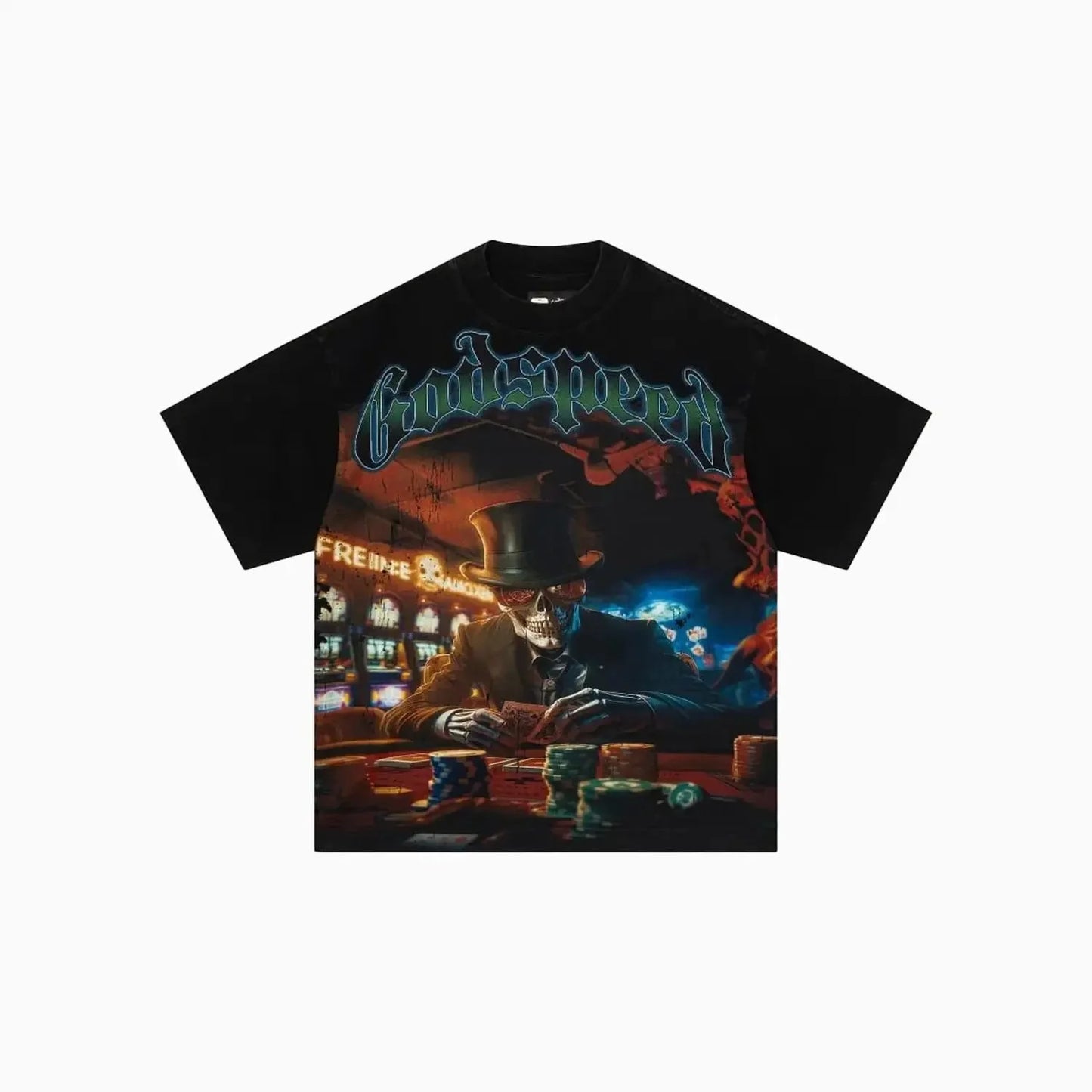 GODSPEED LIFE IS A GAMBLE TEE
