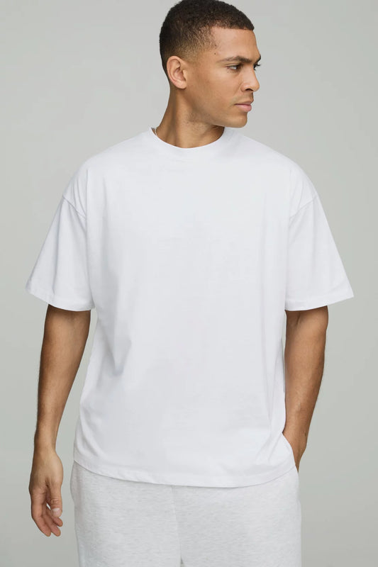 BASIC OVERSIZED CREW NECK T-SHIRT