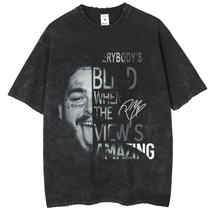 IKØNIX OVERSIZE WASH POST MALONE TEE
