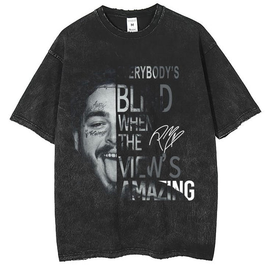 IKØNIX OVERSIZE WASH POST MALONE TEE