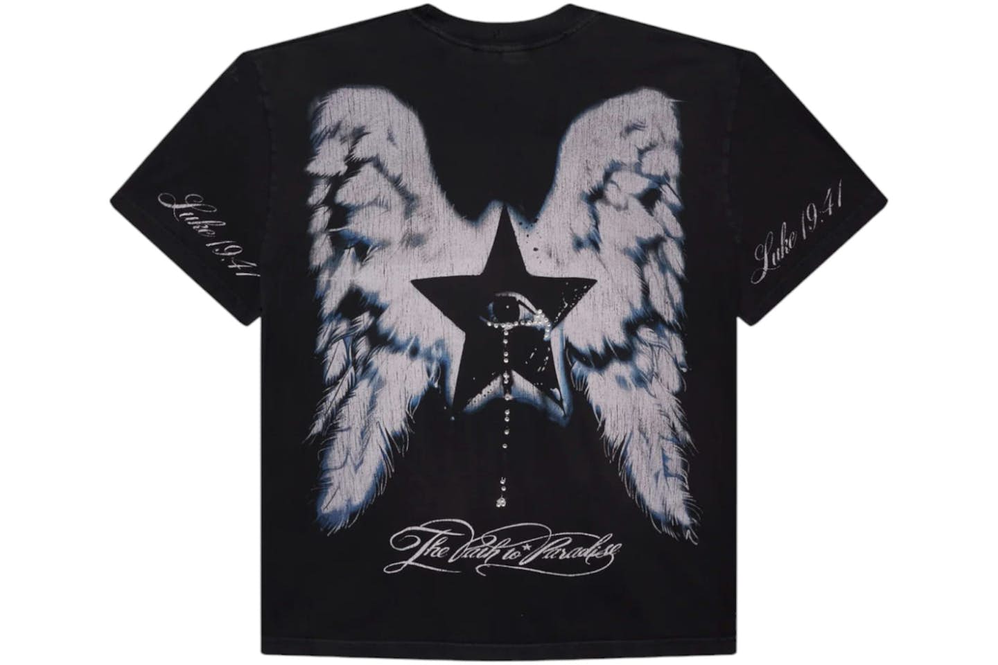 HELLSTAR JESUS WEPT BLACK TEE