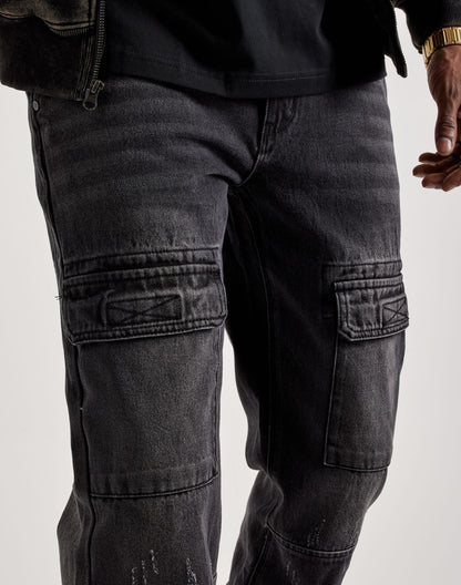 MENS SERENEDE BAGGY MIST UTILITY JEANS