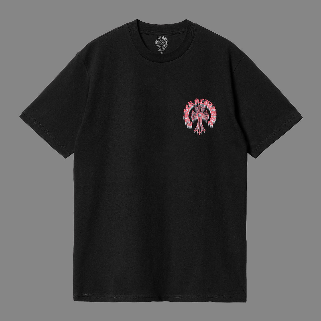 CHROMEHEARTS BLACK/PINK TEE