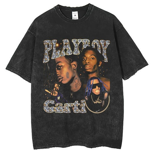 IKØNIX OVERSIZE WASH PLAYBOI CARTI TEE