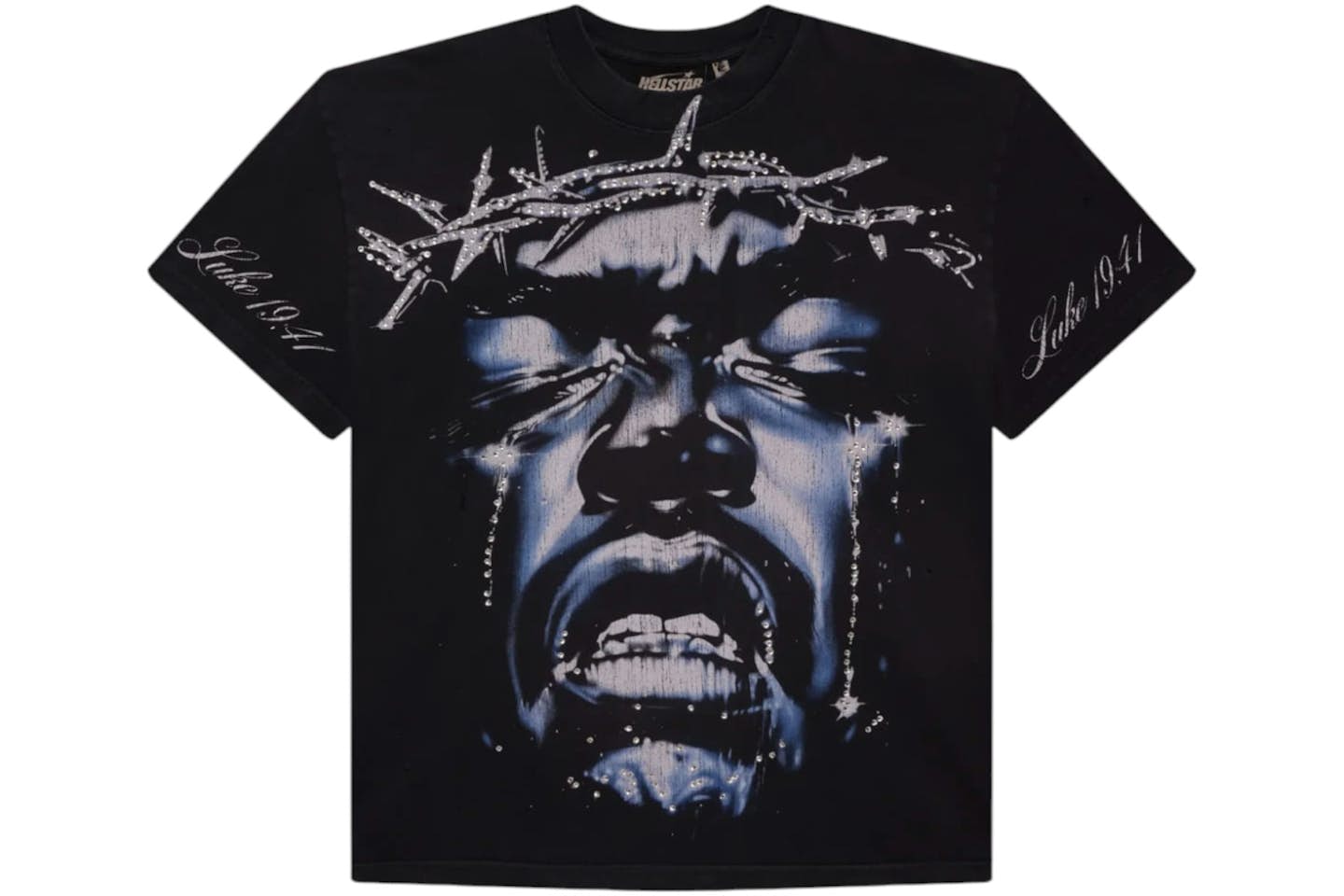 HELLSTAR JESUS WEPT BLACK TEE