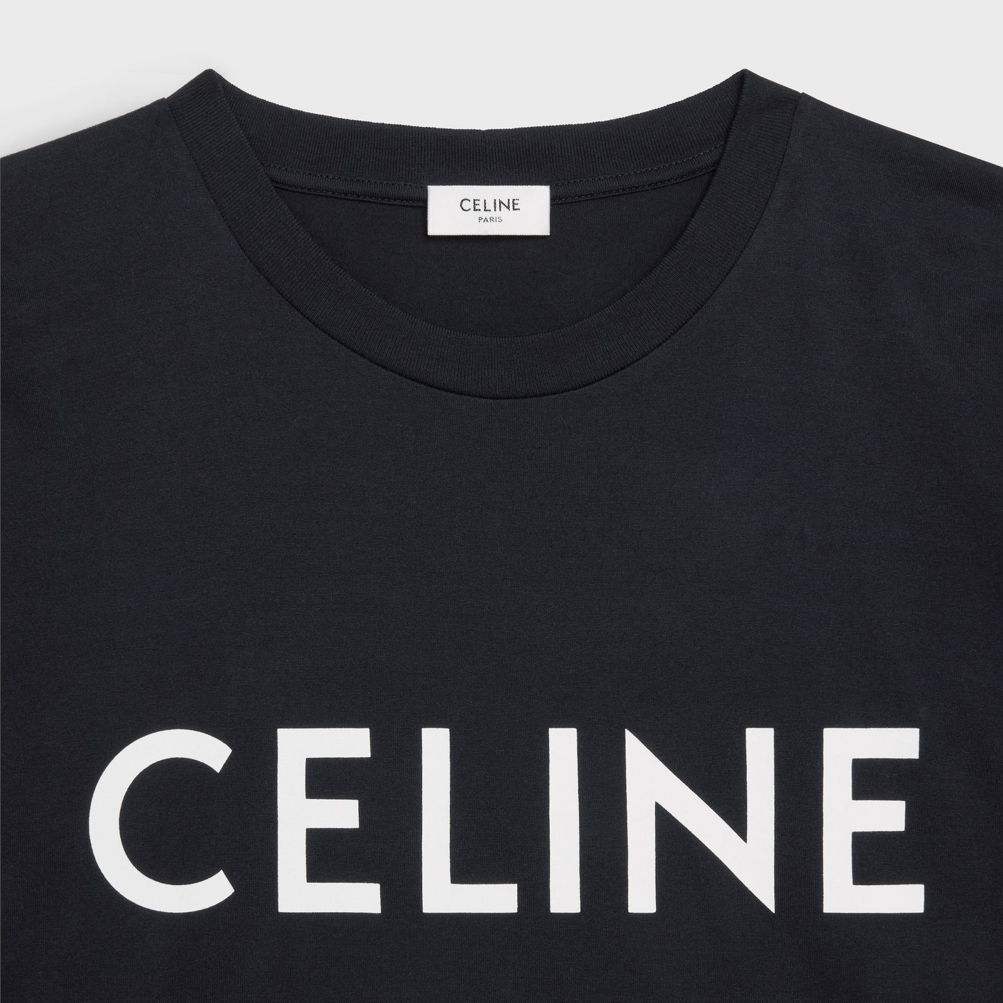 CELINE LOOSE T-SHIRT IN COTTON JERSEY