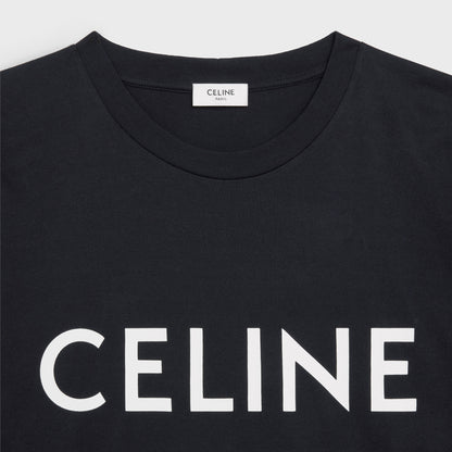 CELINE LOOSE T-SHIRT IN COTTON JERSEY