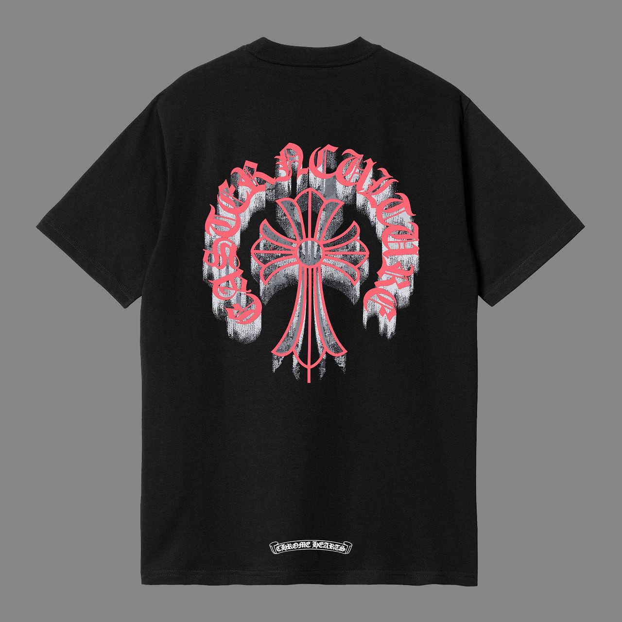 CHROMEHEARTS BLACK/PINK TEE
